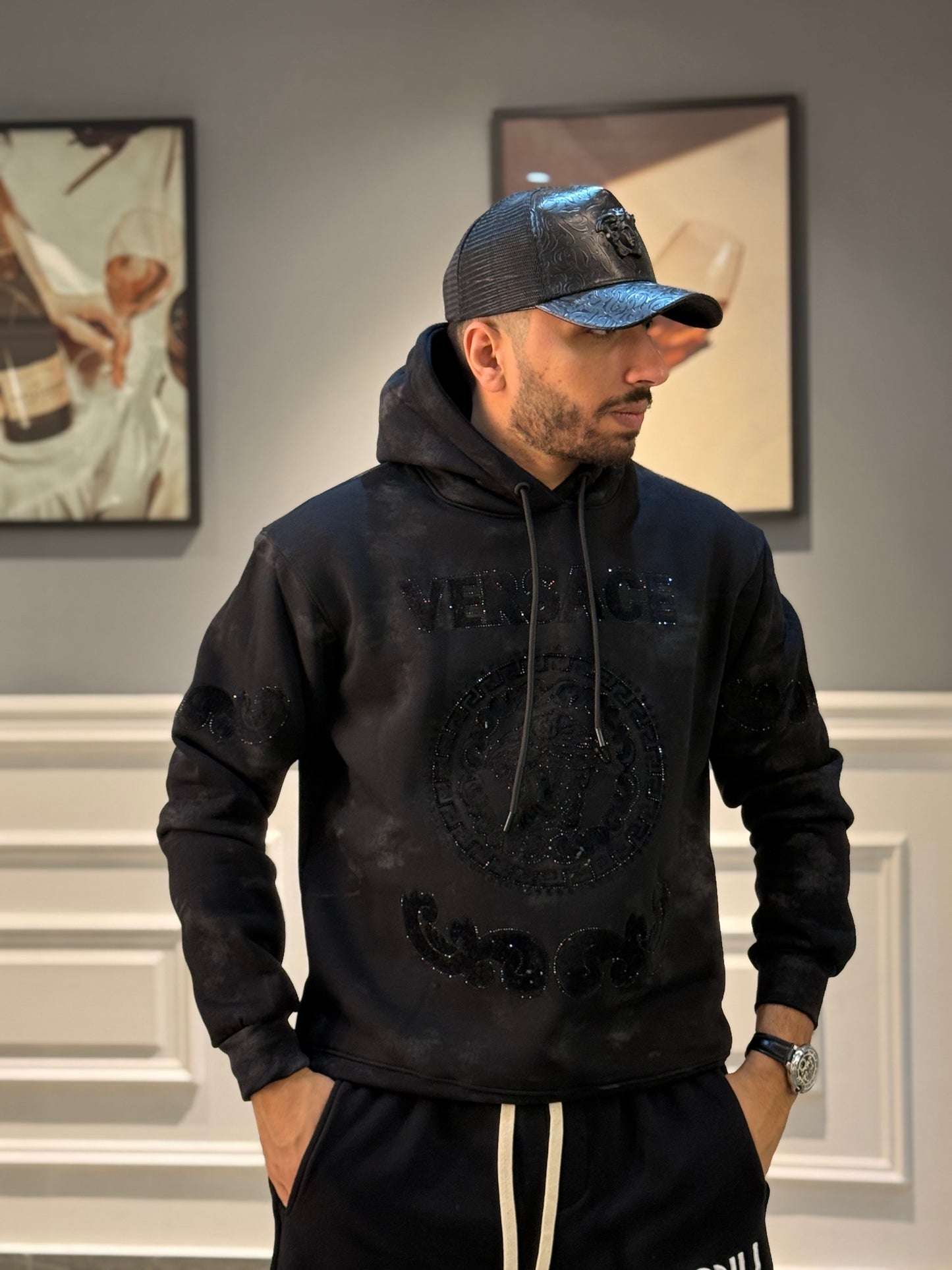 Black Versace Sweatshirt