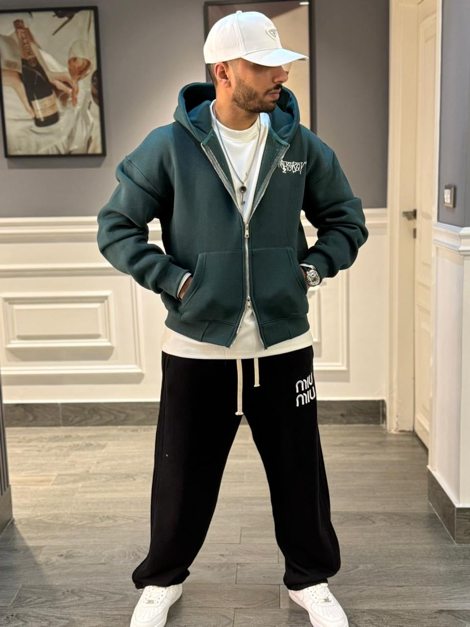 Green easy sweatshirt