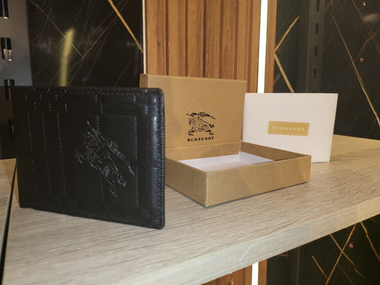 Black burberry horse