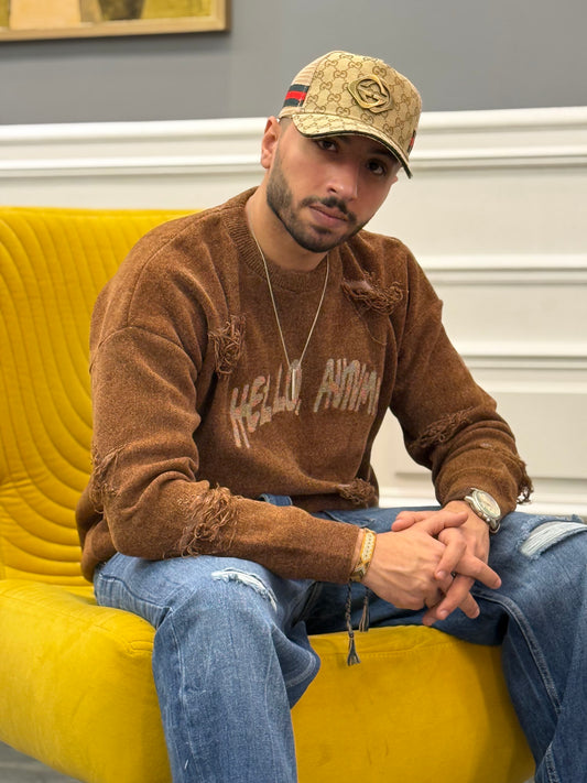 Brown Cating Pullover