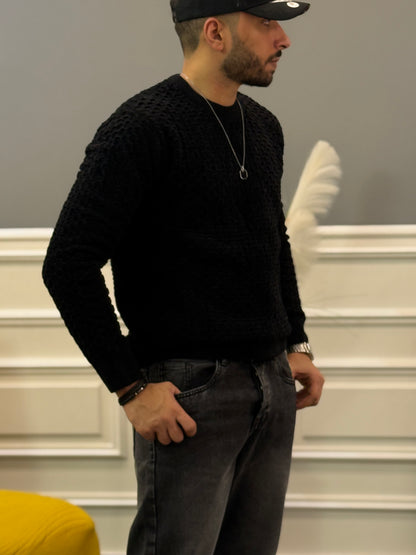 Round basic pullover