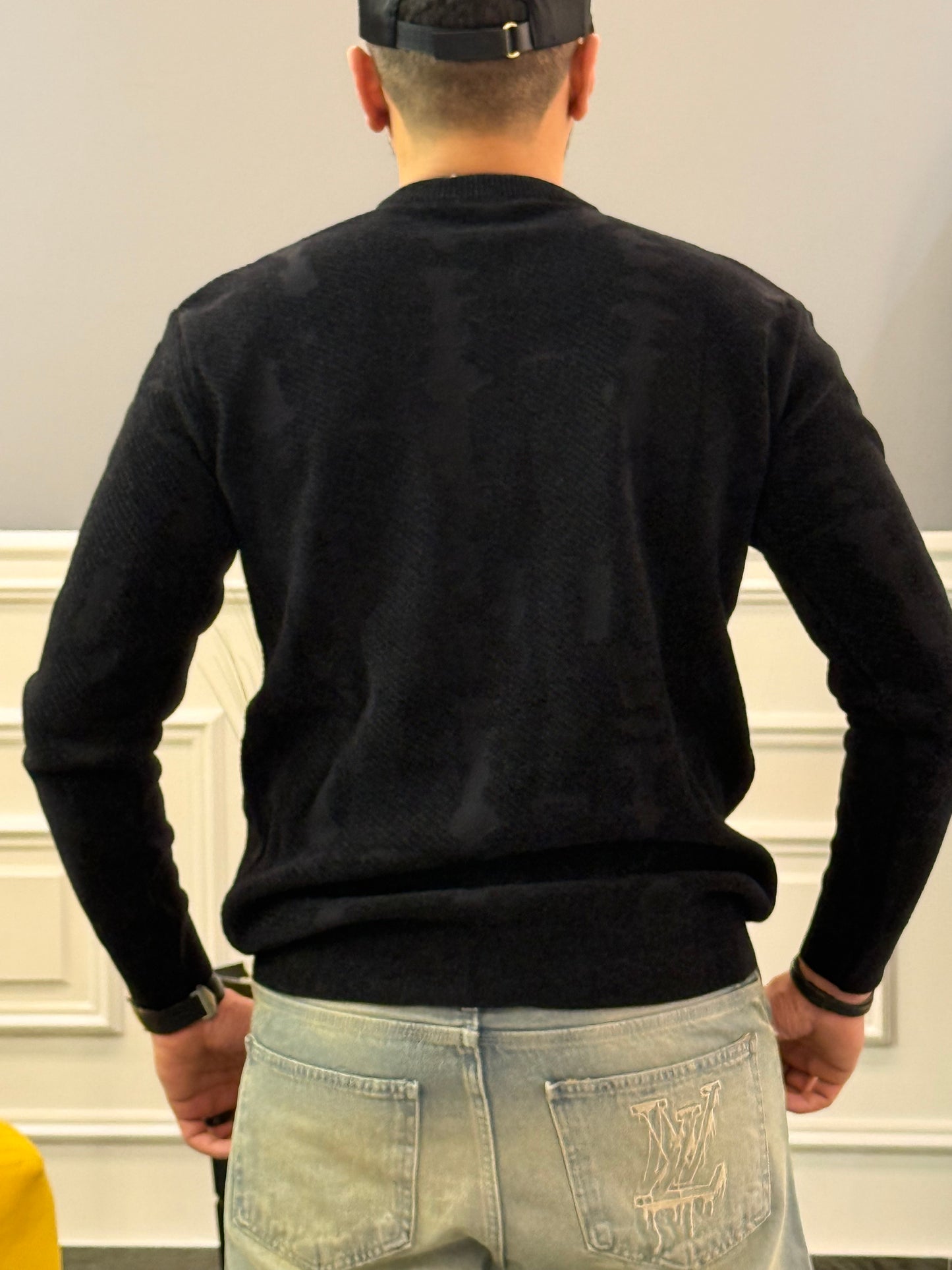 Black Wool Sweater
