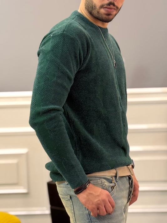 Green Wool Sweater