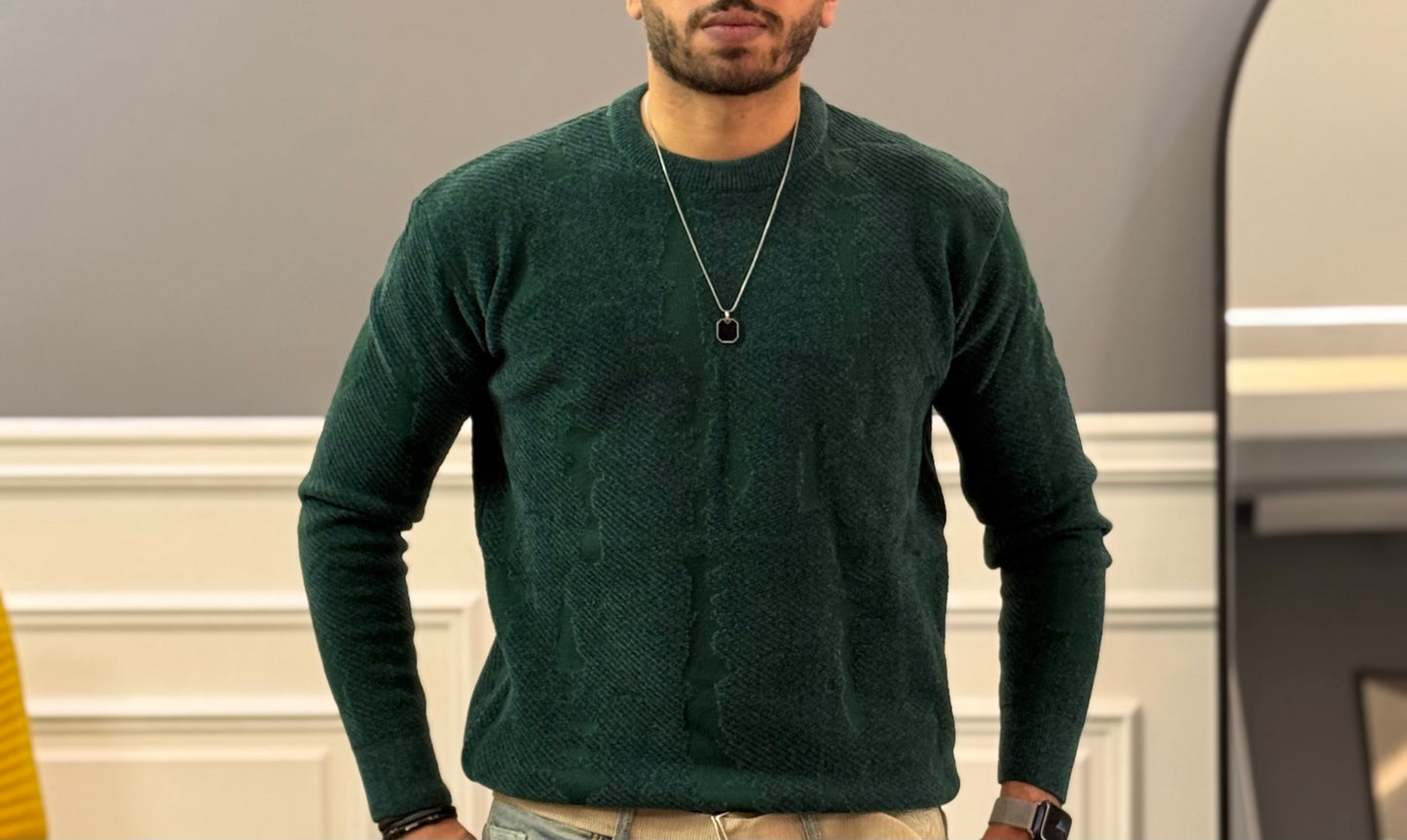 Green Wool Sweater