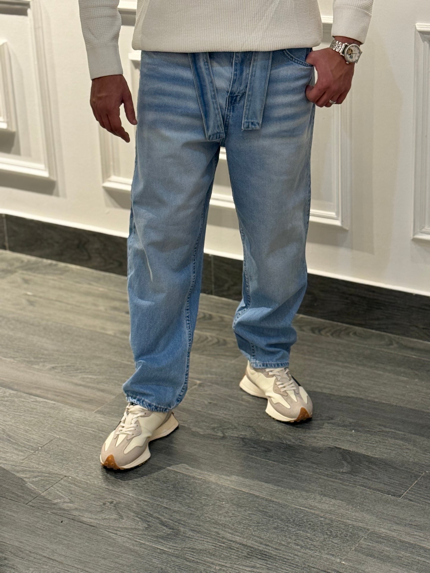 Light Blue Chart pants