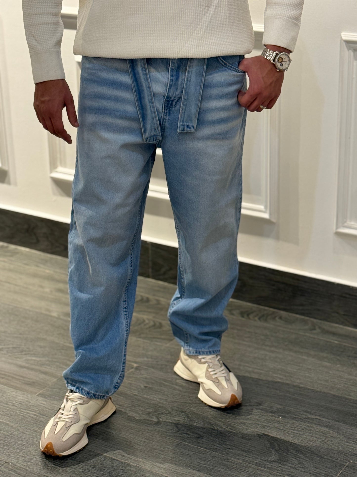 Light Blue Chart pants