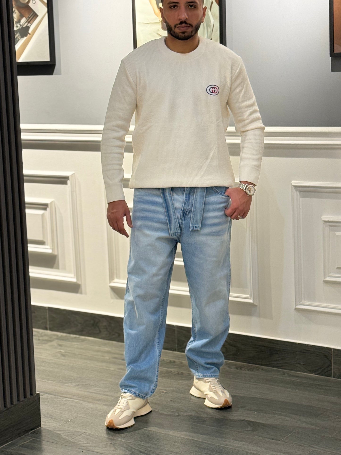 Light Blue Chart pants