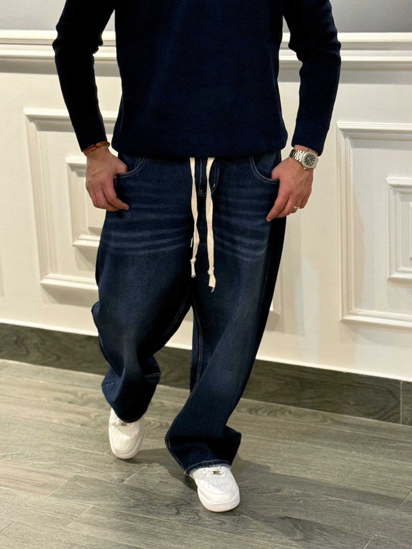 Dark Blue Star pants lose