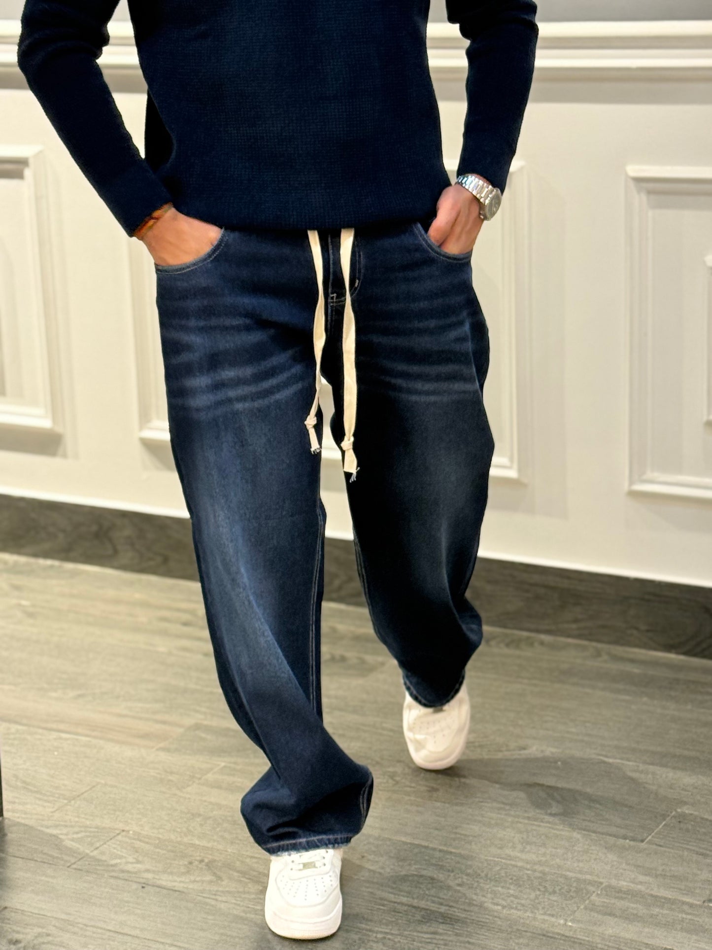 Dark Blue Star pants lose