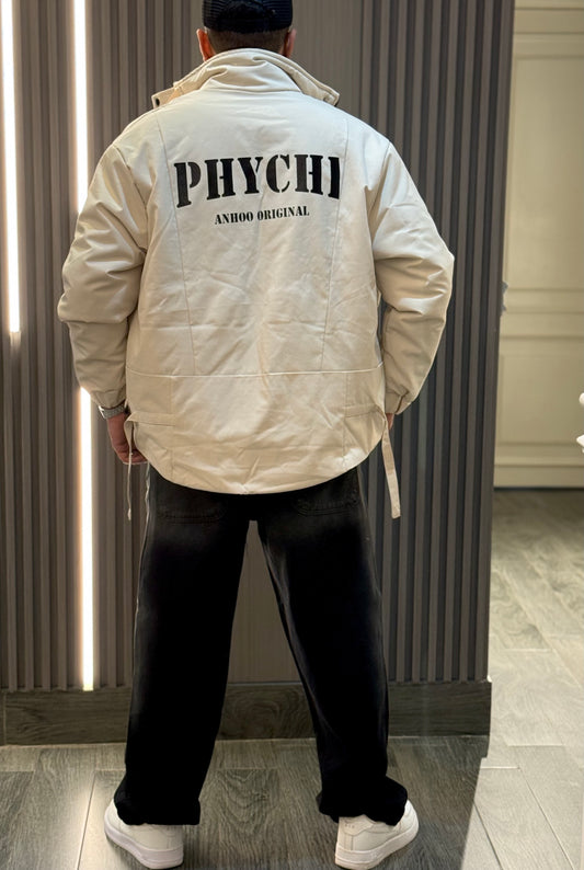 White Byche Bomber Jacket