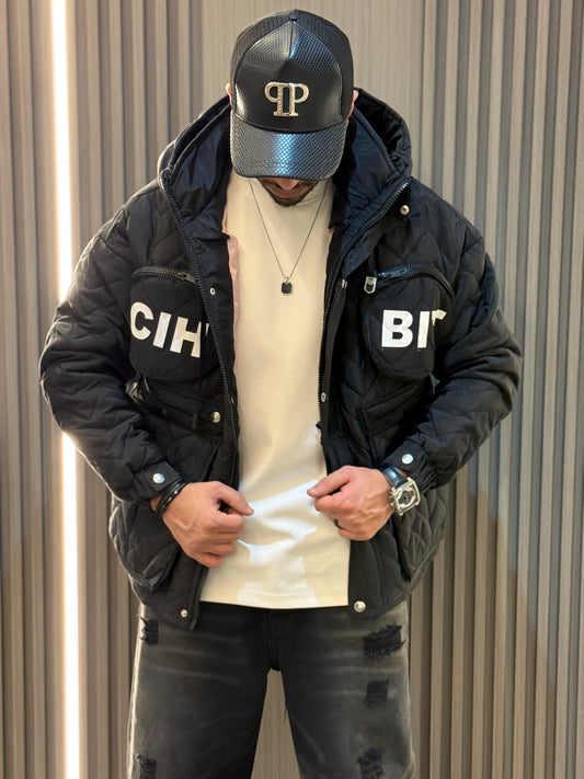 Black Cic Bomber