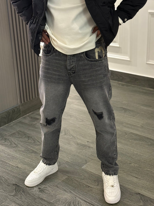 Gray M jeans