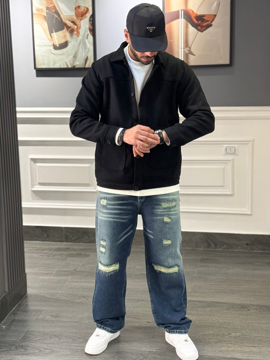 Dark Blue miumiu jeans