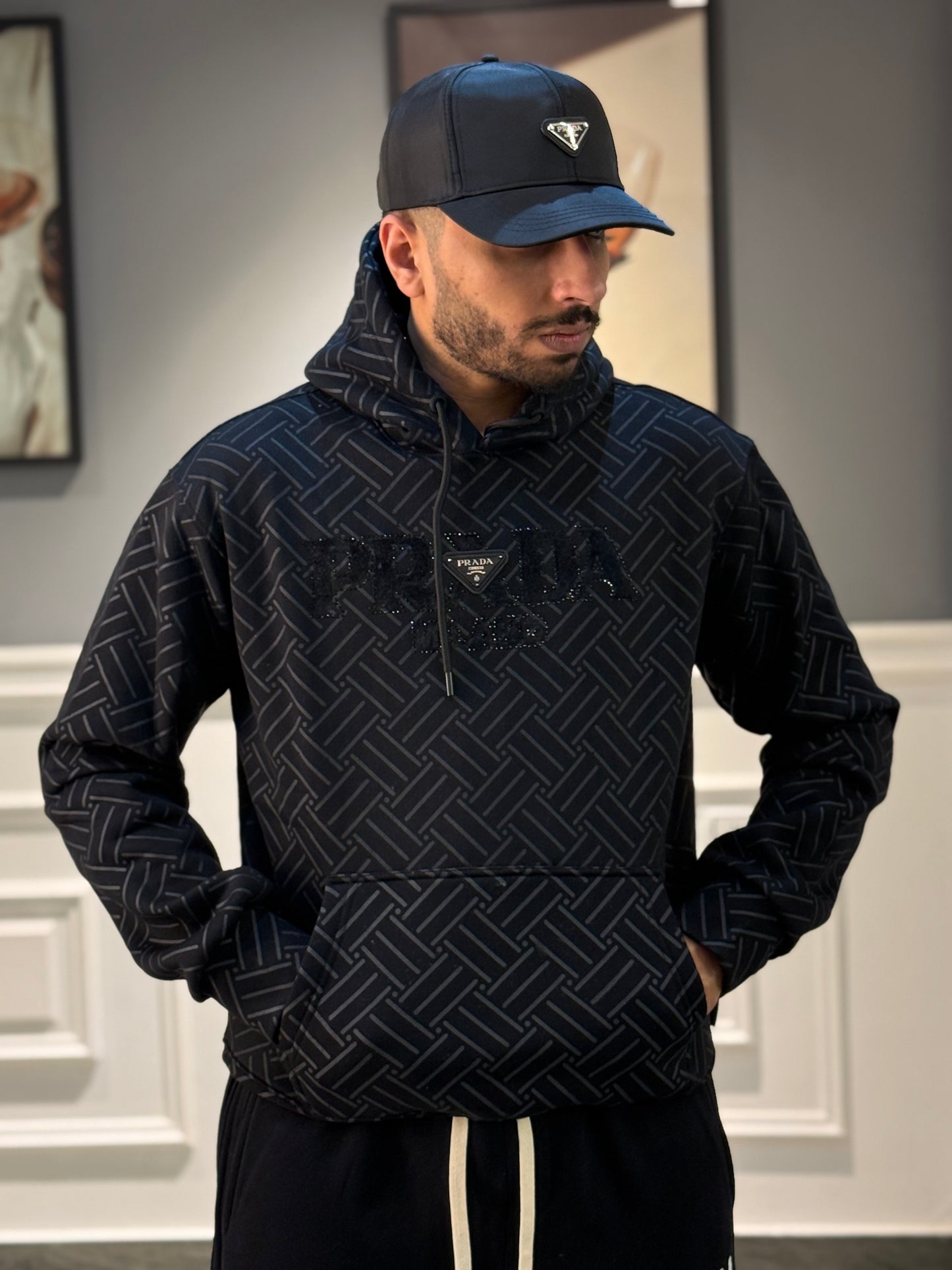 Prada Black Sweatshirt