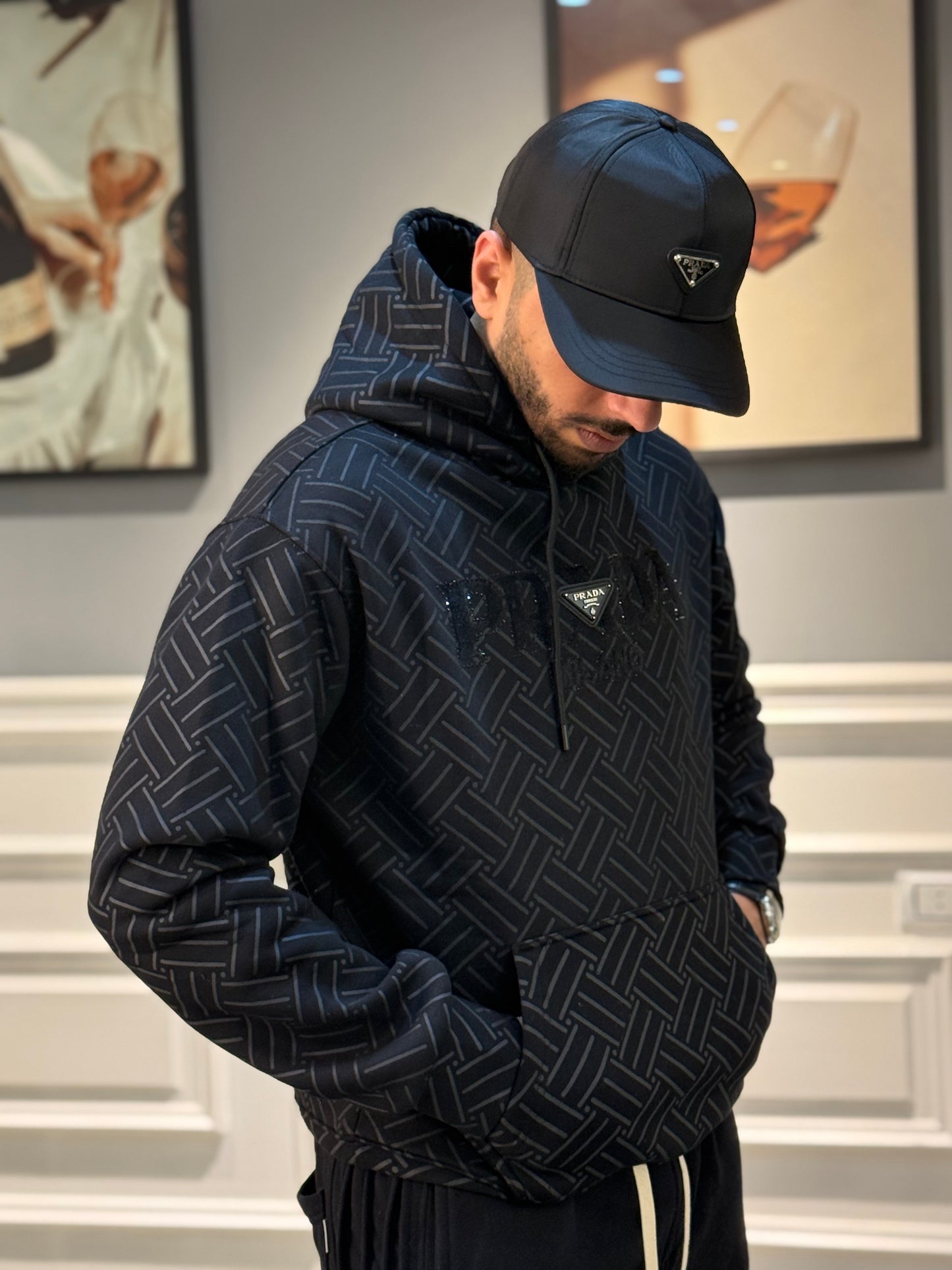 Prada Black Sweatshirt