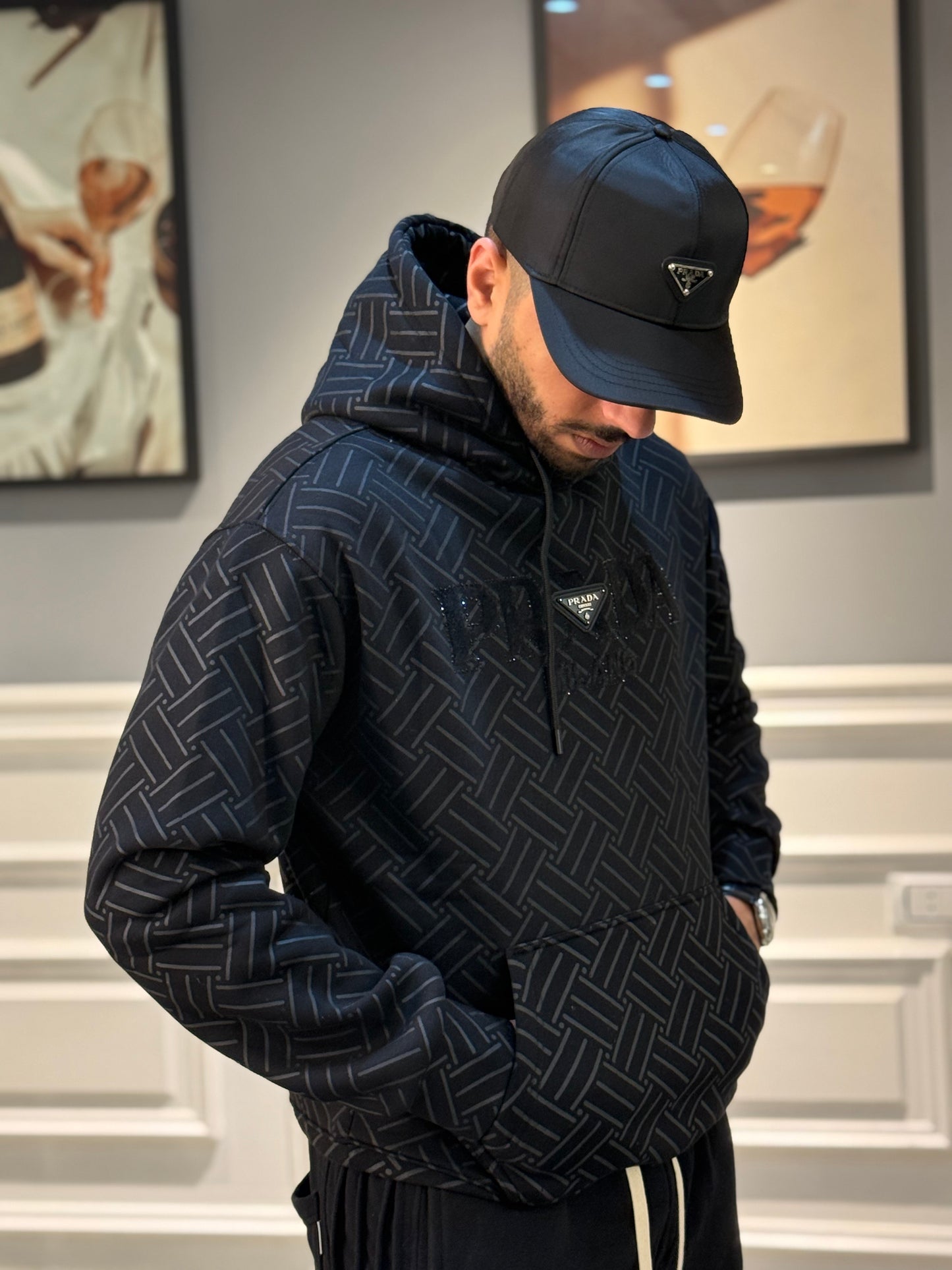 Prada Black Sweatshirt