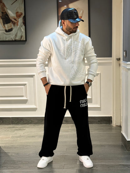 White novi sweatshirt