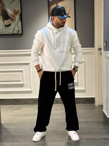 White novi sweatshirt