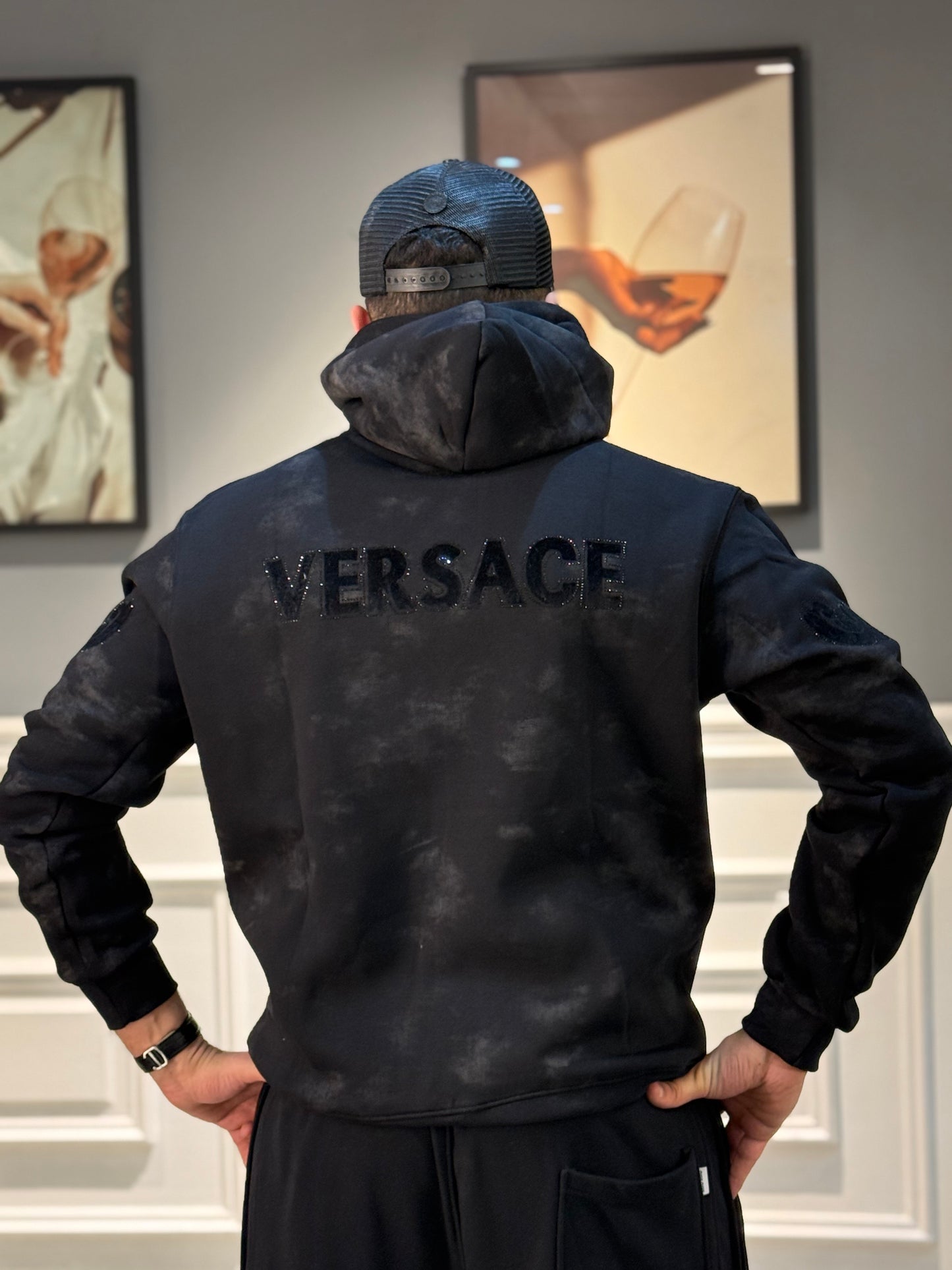 Black Versace Sweatshirt