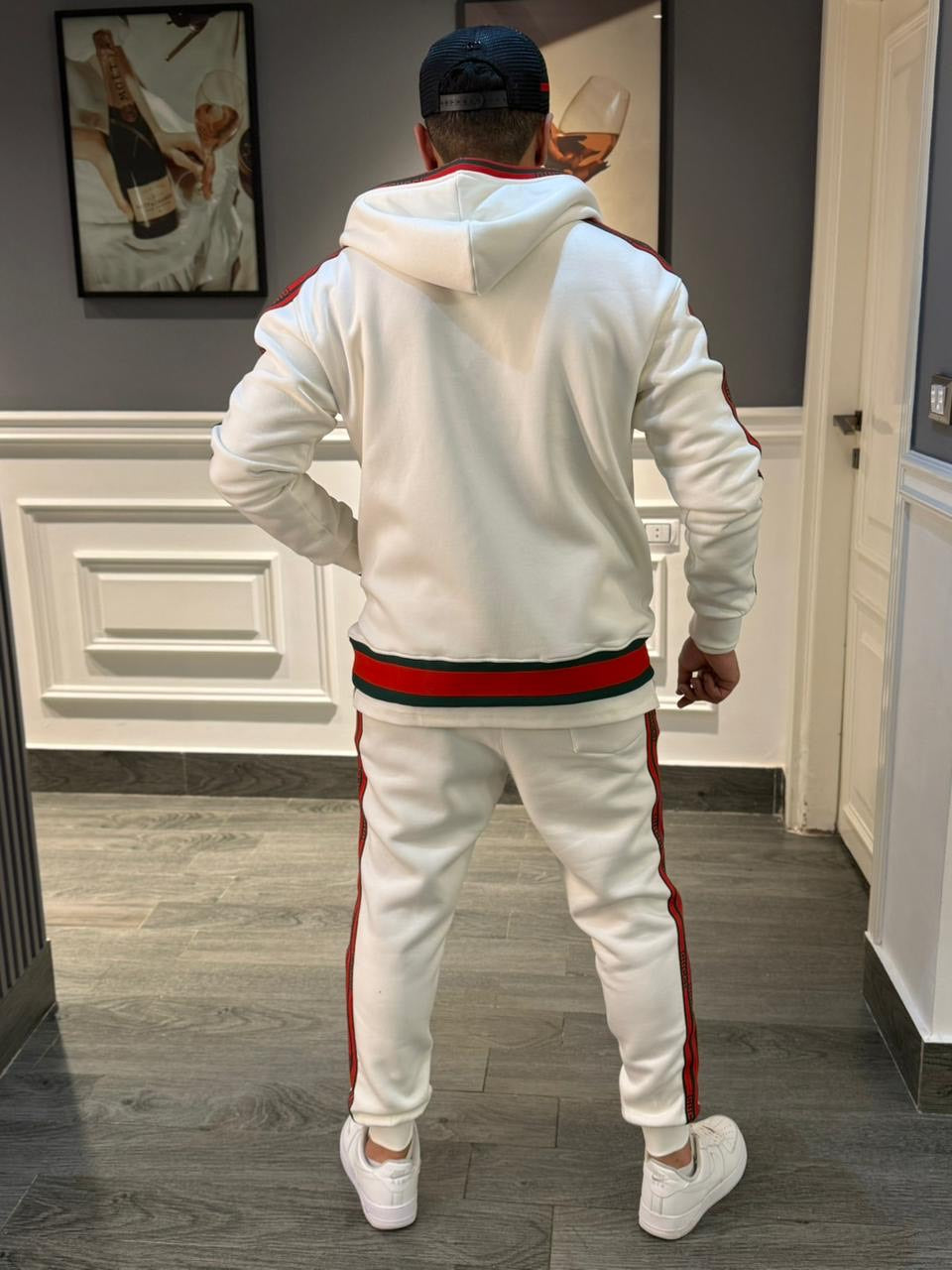 White Gucci suits