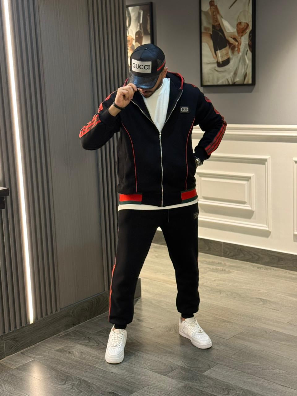 Black Gucci suits