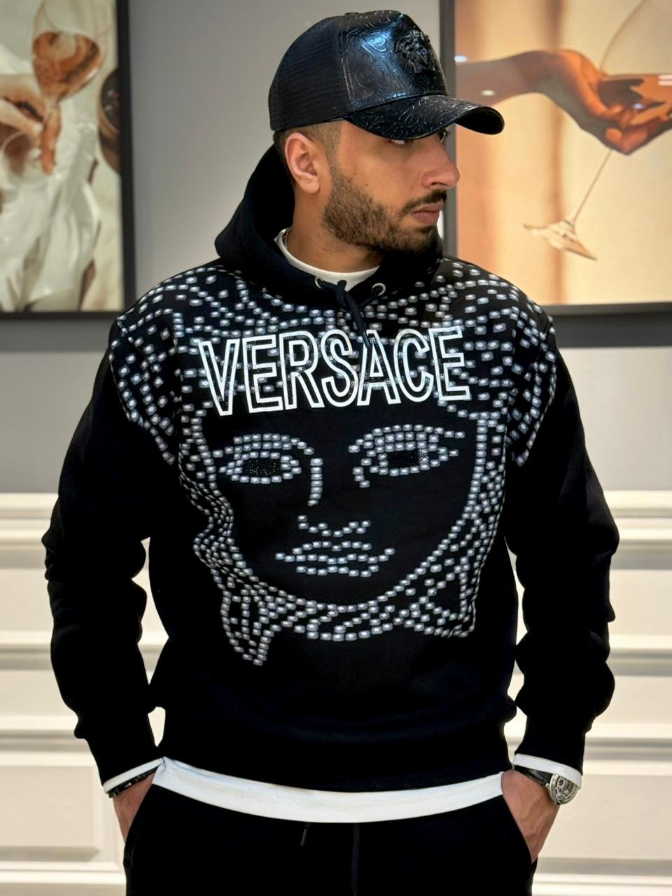 Versace Black Suit