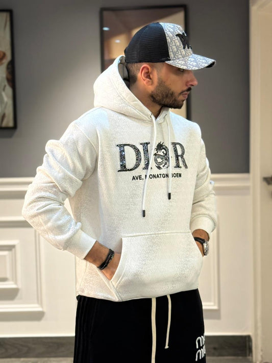 White Dior Hoodie