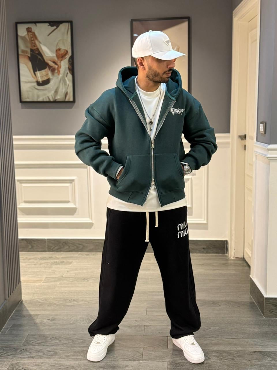 Green easy sweatshirt